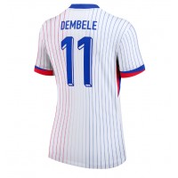 Francúzsko Ousmane Dembele #11 Vonkajší Ženy futbalový dres ME 2024 Krátky Rukáv